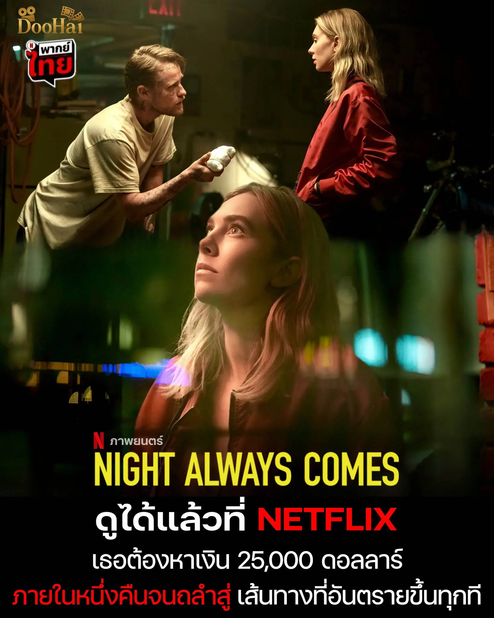 ดูหนัง Night Always Comes (2025) คืนวันอันตราย พากย์ไทย เต็มเรื่อง